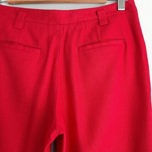 Diane von Furstenberg / DVF Georgia Crop Ankle Dress Pants Trousers Pink 2 Flaw - Picture 8 of 16